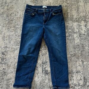 LOFT Dark Blue Skinny Jeans